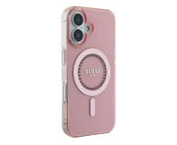 Guess IML Rhinestones do iPhone 16 różowy - 1279108 - zdjęcie 3